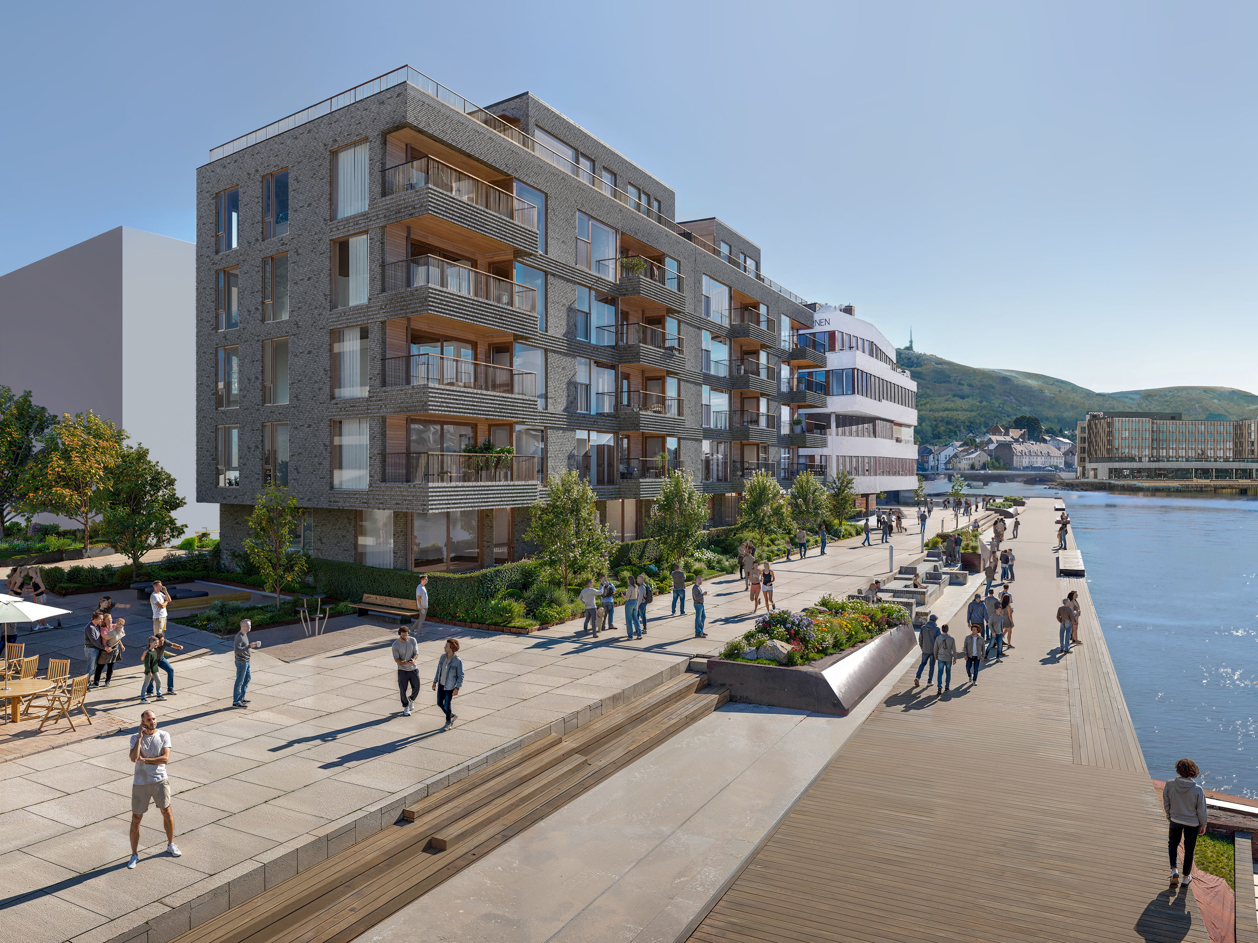 Marineholmen front, Bergen 